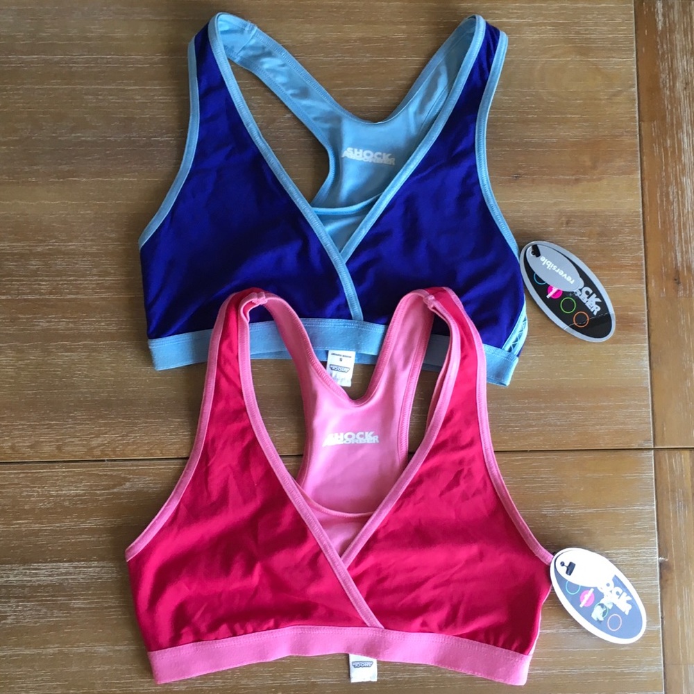 TWO SHOCK ABSORBER SPORTS BRAS SIZE SMALL